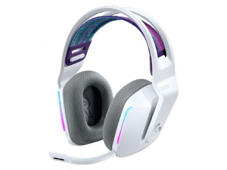 LOGITECH Bežične gejmerske slušalice G733 LIGHTSPEED WIRELESS RGB (Bele)