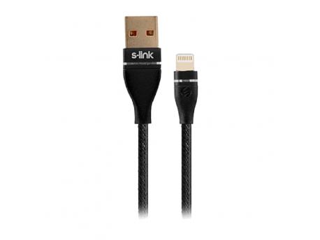 S-LINK USB data kabl Lightning SW-C640 (Crni)