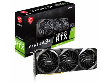MSI NVidia GeForce RTX 3060 Ti 8GB 256bit RTX 3060 Ti VENTUS 3X 8G OC LHR