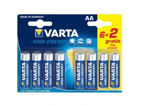 VARTA VARTA-4906SO AA 1.5V LR6 MN1500, PAK8 CK, ALKALNE baterije LONGLIFE