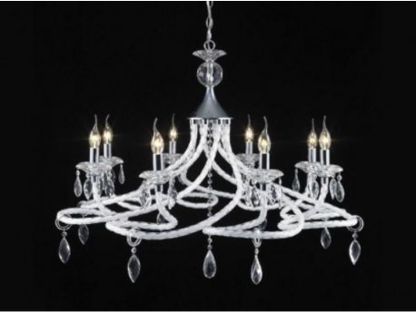 VESTA 121 LUSTER D1438-8 8*E14 WHITE