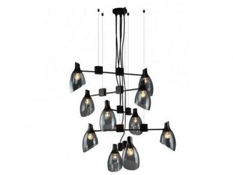LUNA 110 LUSTER 10*E14 SMOKED GLASS
