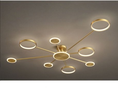 VESTA 368 PLAFONSKA SVETILJKA LED 42W 3000K MESING