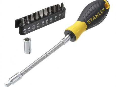 STANLEY ODVIJAČ FLEXI + 10 NASTAVAKA / SET 12kom