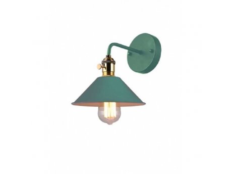 RUSTIK 126 ZIDNA LAMPA 1*E27 GREEN
