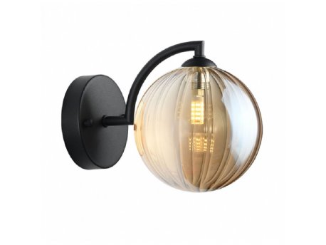LUNA 190 ZIDNA LAMPA 1*G9 MAT CRNA