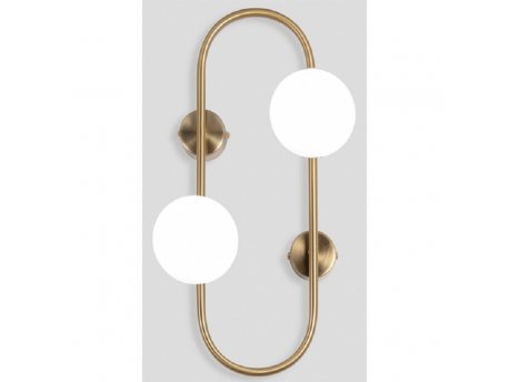 VESTA 385 ZIDNA LAMPA 2XG9 MESING