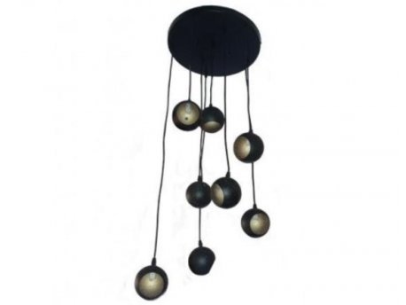 LUNA 80 LUSTER 8*G9 BLACK/GOLD