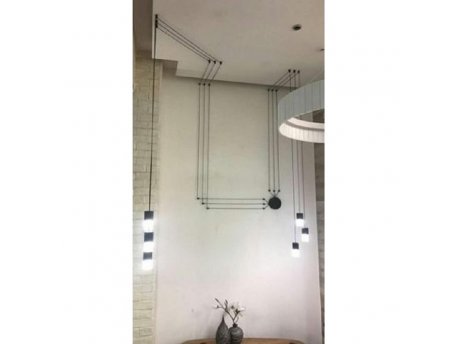 LUNA 92 VISILICA 30W 3200K CRNA