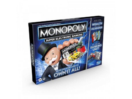 HASBRO MONOPOLY SUPER ELECTRONIC BANKING