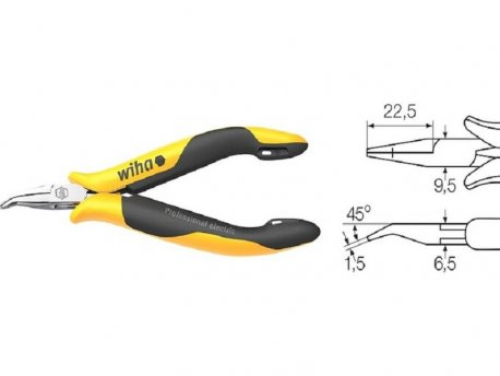 WIHA W26802 Klešta špic kriva 120 Esd pro