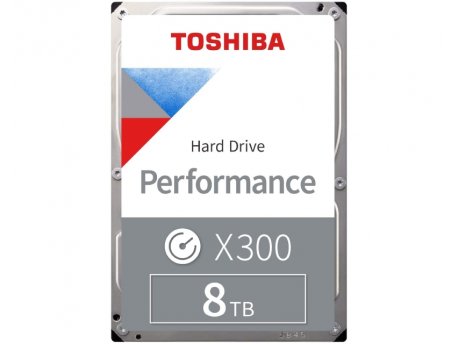 TOSHIBA 8TB 3.5'' SATA III 256MB 7.200rpm HDWR180UZSVA X300 series