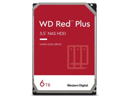 WESTERN DIGITAL 6TB 3.5'' SATA III 128MB WD60EFZX Red Plus