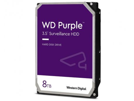 WESTERN DIGITAL 8TB 3.5'' SATA III 128MB IntelliPower WD84PURZ Purple