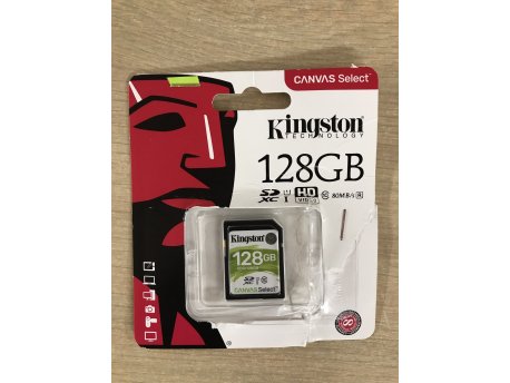 KINGSTON SDS/128GB  Class 10 U1 UHS-I, 80MB/s, 10MB/s OUTLET