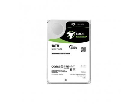 SEAGATE 18TB Seagate Exos X18 ST18000NM004J 7200RPM 256MB Ent.