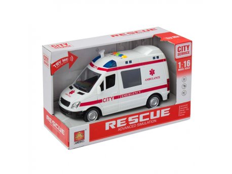 BEST LUCK RESCUE VOZILO - hitna pomoć sa svetlima i zvukom