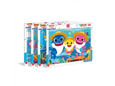 CLEMENTONI PUZZLE 30 FRAME BABY SHARK