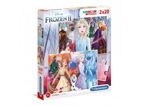 CLEMENTONI PUZZLE 2X20 FROZEN 2