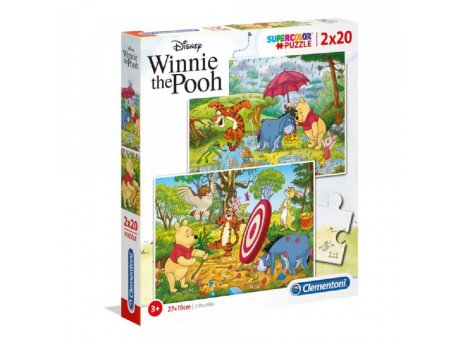 CLEMENTONI PUZZLE 2X20 WINNIE THE POOH 2018