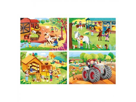 CLEMENTONI PUZZLE 15 FRAME THE FARM