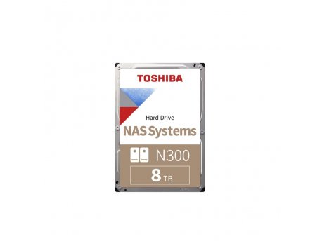 TOSHIBA HDD 8TB NAS HDWG180UZSVA N300 7200RPM 256MB