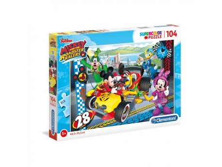 CLEMENTONI PUZZLE 104 MICKEY AND THE ROADSTER RACERS