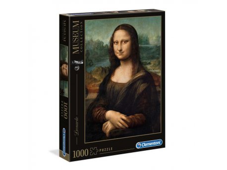 CLEMENTONI PUZZLE 1000 LEONARDO-GIOCONDA-MUSEUM