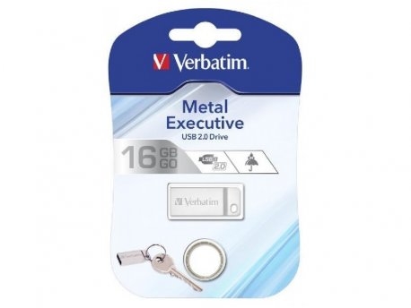 VERBATIM Metal Ex.USB 16GB Sil (98748)