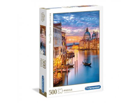 CLEMENTONI PUZZLE 500 HQC LIGHTING VENICE