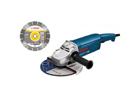 BOSCH Ugaona brusilica Professional GWS 20-230 H + Dijamantski disk 0601850L06