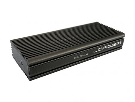 LC POWER LC-M2-C-NVME-2X2 M.2 SSD Enclosure Gen 2x2