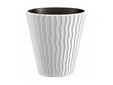 Prosperplast DBSP300-S449 Saksija Sandy 30x33cm Bela