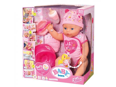 BABY BORN SOFT TOUCH GIRL