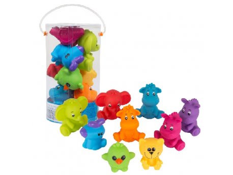 PLAYGRO Set za kupanje - gumene životinje