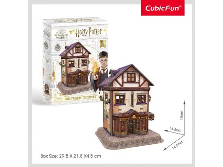 CUBICFUN PUZZLE HARRY POTTER DIAGON ALLEY - QUALITY QUIDDITCH SUPPLIES DS1008h