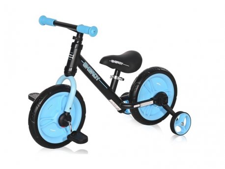 LORELLI BERTONI BALANCE BIKE ENERGY 2 in1 BLACK&BLUE