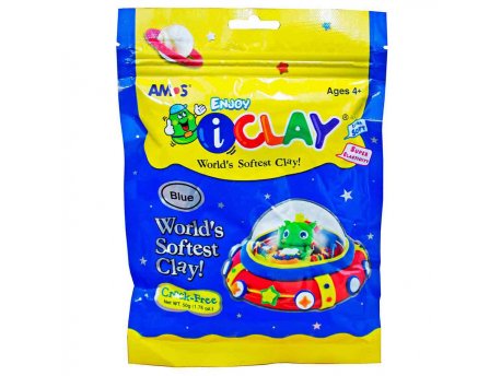 AMOS GLINA PLAVA 50 GR