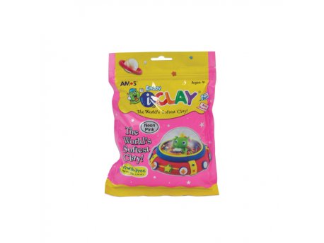 AMOS GLINA NEON PINK 50 GR