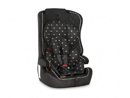 LORELLI BERTONI AUTOSEDISTE EXPLORER 9-36KG BLACK CROWNS (2021)