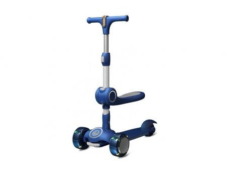 HOT MOM TROTINET SA SEDISTEM - BLUE