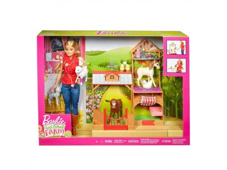 BARBIE Lutka na farmi set