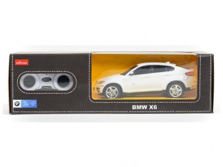 RASTAR Igračka RC automobil BMW X6 1:24 (crveni, beli)
