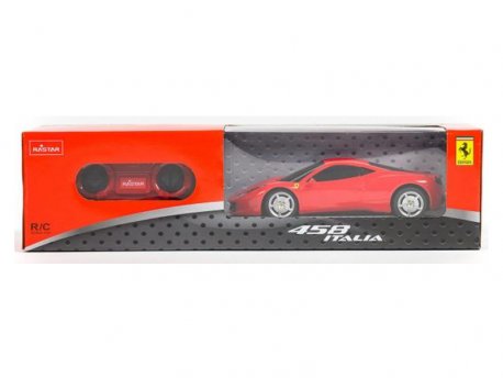 RASTAR Igračka RC auto Ferrari 458 Italia 1:24 (crveni)