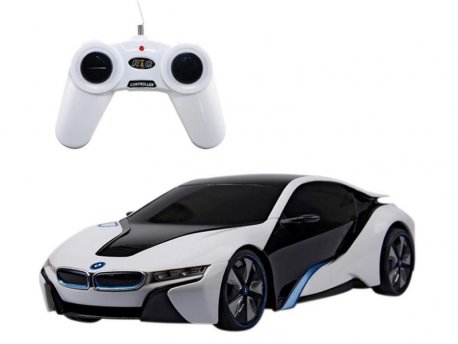 RASTAR RC automobil BMW i8 1:24 (sivi, beli)