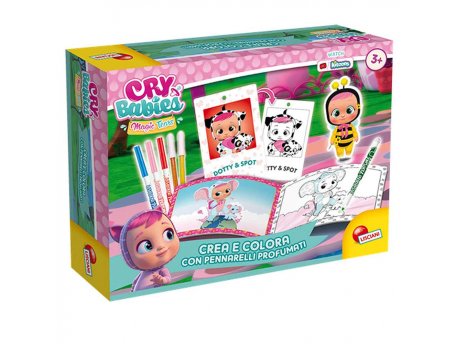 CRYBABIES BOJENJE MIRISLJAVIM MARKERIMA - SET