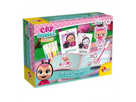 CRYBABIES BOJENJE FLUO MARKERIMA SET