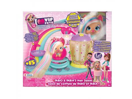 HASBRO VIP PETS FABIO AND FABIAS SALON SET