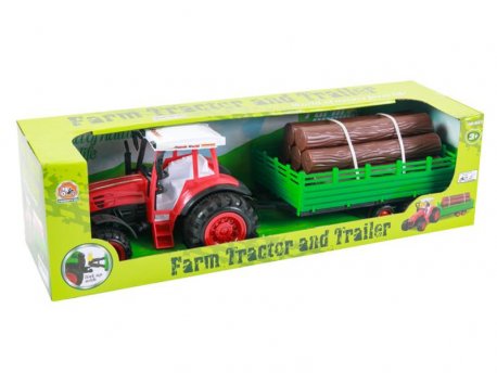 HK MINI Igračka traktor sa balvanima