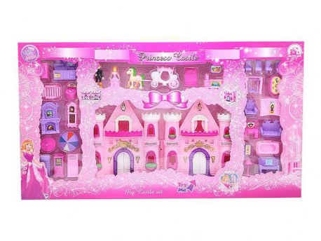 Qunsheng Toys Igračka dvorac sa dodacima